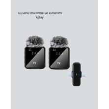 DS LLC 2in1 Kablosuz Yaka Mikrofonu Ios ve Android Uyumlu DSLLC4-2356Y