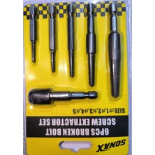 Ctn Paltava 6 Parça Bits Ters Kılavuz Takımı ( Bozuk Vida Çıkarmak