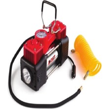 Lastik Şişirme Dht Mini Hava Kompresörü Çift Silindirli 12V