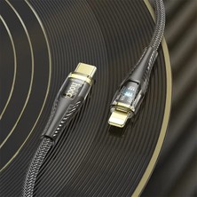 Nexgen Hoco U121 Gold Standard Transparent Discovery Edition 60W Type-C To iPhone Lightning - SA002P-74BO9