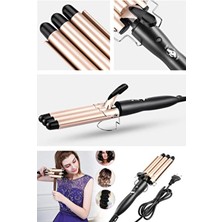 Ciyu Ticaret Profesyonel Seramik Su Dalgası Saç Şekillendirici 22 mm Bej Seramik Malzeme ile 210 Derece Isı