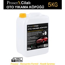 Proserx Cilalı Oto Yıkama Köpüğü 5kg Fırçasız - Konsantre Formül - Kostik Içermez (1L->100L)