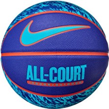 Nike Everyday All Court 8p Mavi Basketbol Topu 7 Numara Çok Renkli N.100.4370.534.07