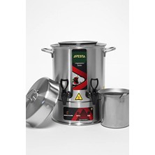 Avesta 80 Bardak Sultan Çay Otomatı Semaver Inoks
