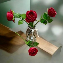 Sedosh Home Vision Yapay Kırmızı Islak Sonsuzluk Gülü - 40CM (1 Adet)  Ürün Açıklaması