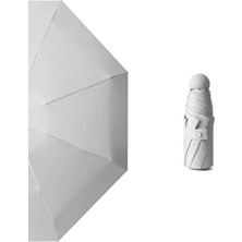 Onetick Kapsül Şemsiye Tam Otomatik Rüzgarda Kırılmayan Çantalı Şemsiye (6 Telli)