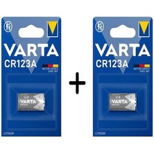 Varta CR123A 3V 6205 Lityum Pil 2 Adet Erpilsan Elektronik
