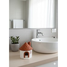 Crealis El Yapımı Kahverengi Taş Tozu Geri Akış Ev Tütsülük Dekoratif Şelale Benzersiz Tasarım