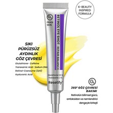 Resetify Retinol Eye Shot Göz Kremi 20 ml (Retinol %0,1 Tranexamic %2 Glutathione%0.5)