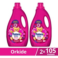 Yumoş Extra Konsantre Çamaşır Yumuşatıcısı Orkide 105 Yıkama 2520ML X2