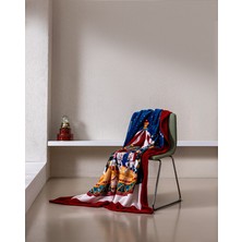 Madame Coco Chavel Renkli Welsoft TV Battaniye 130x170 cm Yumuşak Polyester Kumaşlı