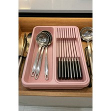 Padilon Çekmece Içi Bıçaklık & Kepçelik Organizeri 26X40 cm Çekmece Düzenleyici 2 Bölmeli