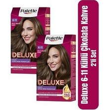 Palette 6-11 Küllü Çikolata Kahve 2li Set Canlı Renkler ve Geçici Kalıcılık Özelliğiyle Saç Boyası