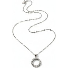 Zarif Zincir Detaylı Midi Kadın Kolye