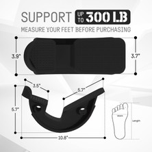 YES4ALL Ayak Sallama Aleti, Evde Egzersiz ve Squat Için Çoklu Seçenekler ve Ergonomik Tasarıma Sahiptir.