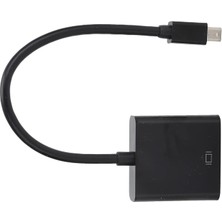 Taplin Mini Displayport - VGA Dönüştürücü Pc Bilgisayar Için Taşınabilir Siyah TK-143