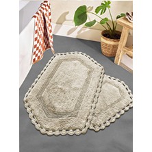 Chilai Home Exgena Bej 2li %100 Pamuklu Banyo Paspas Seti