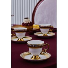 Şık 6'lı Kahve Fincanı Seti, 90 Ml, Zarif ve Kullanışlı Tasarım