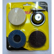 Ctn Paltava 4 Parça Pimli Keçe ve Zımpara Seti