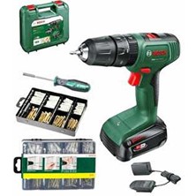 Bosch Easyımpact 18V-40 Akülü Vidalama 2 Ah (Tek) Batarya, 173 Parça Uç Aksesuar Seti ve Tornavida