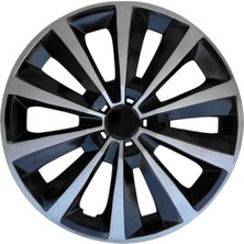 Yk Citroen C-Elysee / C2 / C3 / C4 / Berlingo / Nemo Uyumlu 15 Inç Jant Kapağı 4'lü Takım Amblem Hediyeli