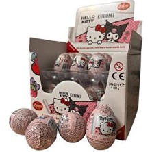 Pofika Zaini Hello Kitty Kuromi Glutensiz Çikolatalı Sürpriz Yumurta 20 gr (3 Adet)