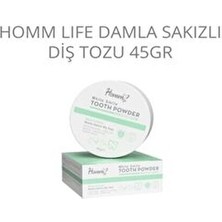 Homm Bitkisel Damla Sakızlı Diş Tozu 45 gr Türkiye Menşeli Diş Temizliği İçin Özel Formül