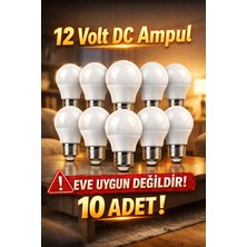 Proich 12V Volt Dc 6500 Kelvin Beyaz Renk 10 Adet LED Ampul