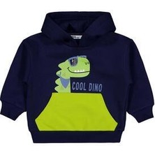 Civil Boys Dino Baskılı 2-5 Yaş Sweatshirt - Lacivert 5-6 Yaş