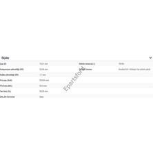 Mahle Motor Piston Segman -Escort Clx 94-2001