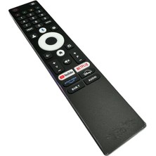 Tayfun Onvo ile Uyumlu Model 55VQ90F3UA Google QLED Tv Kumandası-Mikrofonlu