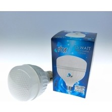 Rbr 15W LED Ampul 6500K Beyaz Işık Renkli E-27 Duy Tipi 10'lu Paket T135 Boyut