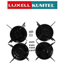 Kumtel Luxell Ocak Izgara Takımı(Emaye) Bek Takımı Cam Ocak Uyumlu