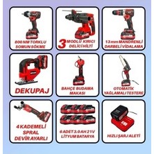 Lunax Kimmeer Pro 7 Li Set Fırçasız Kömürsüz Profesyonel