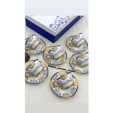 Şık 6'lı Kahve Fincan Takımı, 90 Ml, Modern Tasarım