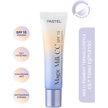 Pastel Magic Milk cc Spf 15 - Cilt Tonu Eşitleyici Spf 15 cc Krem 52 Ivory