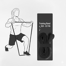 Arkagan 22 kg Direnç Bandı, Barfiks Direnç Bandı, Kas Geliştirme Direnç Lastiği, Pilates Egzersiz Bandı