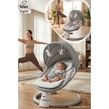 Kiwi Dollyplus 2in1 Otomatik Sallanan Kademe Ayarlı Beşik ve Anakucağı