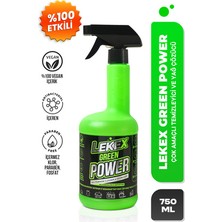 Lekex Green Power 750 ml Çok Amaçlı Temizleyici ve Yağ Çözücü Ferah Temizlik Deneyimi Sunar