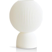Heugers 3D Luna Small Masa Lambası - Beyaz