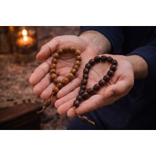 Seymen Bıçakçılık El Yapımı Kendinden Kokulu Andız Ağacı Tesbih | Doğal Ahşap | Manevi ve Şık Hediyelik