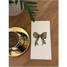 Leopar Fiyonk Tek Baskılı Sunum Peçetesi 16'lı