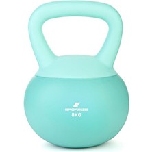 Sporsize Soft Kettlebell 8kg – Evde Spor Aleti – Crossfit & Fitness Ağırlık – Kaymaz Kaplama
