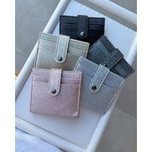 Aksesuarista Simli  Gold Kartlık Detay Cüzdan