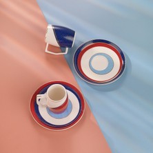 6'lı Kahve Fincan Takımı, Şık ve Dayanıklı 12 Parça Set