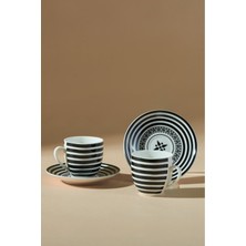 Şık 2 Kişilik Kahve Fincanı Seti, 80 Ml, Zarif ve Kullanışlı Tasarım