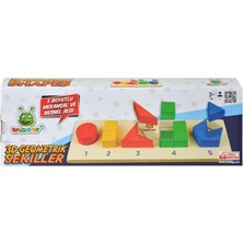 Belle Fusion Mey Ithalat® 125 Woodoy 3D Yapboz Geometrik Şekiller Bultak