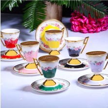 Şık 6'lı Ayaklı Fincan Takımı, Zarif Tasarımıyla Günlük Kullanımınıza Şıklık Katar