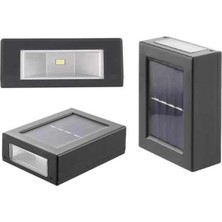 Belle Fusion Mey Ithalat® Dekoratif Duvar Lambası Solar Güneş Enerjili Bahçe Aydınlatması