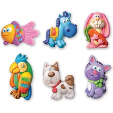 Belle Fusion Mey Ithalat® Sevimli Hayvanlar Kalıp ve Boyama Seti